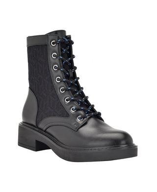 Tommy Hilfiger Women's Taiki Combat Boot Black Size 7 M