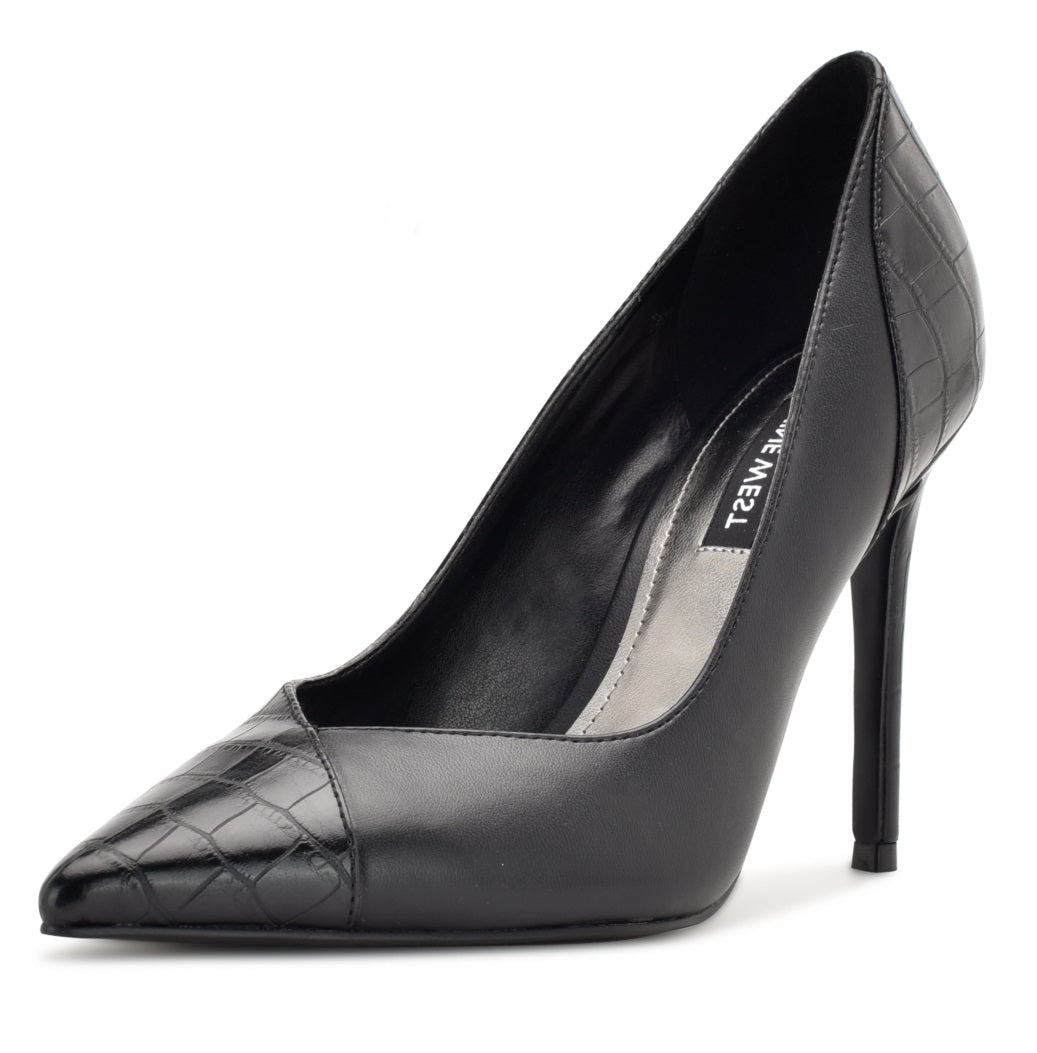 Nine West Women's Flava Pointed Toe Pump Black Size 6 M