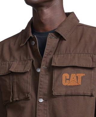 Caterpillar Men's Urban Passage Shirt Jacket Brown
