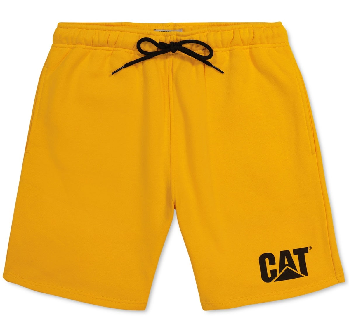 Caterpillar Men's Fleece Shorts Yellow Size XX-Large