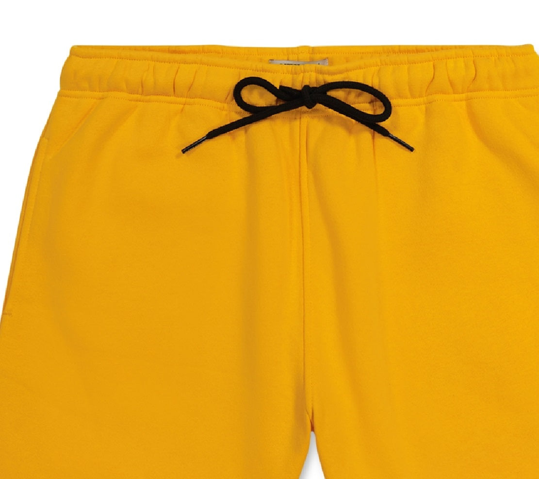 Caterpillar Men's Fleece Shorts Yellow Size XX-Large