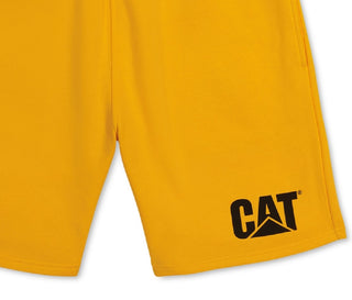 Caterpillar Men's Fleece Shorts Yellow Size XX-Large