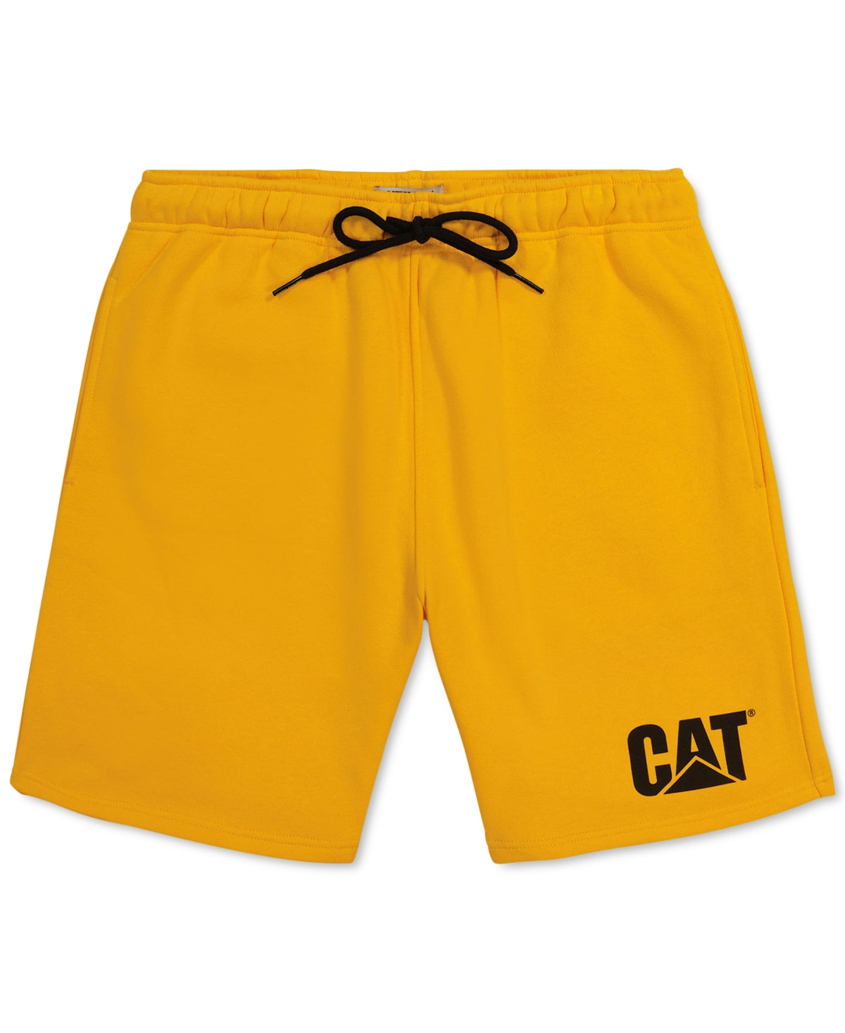 Caterpillar Men's Fleece Shorts Yellow Size Small