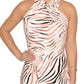Rachel Roy Women's Crisscross Halter Maxi Dress White Size Medium