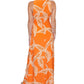 Rachel Roy Women's Fran Halter Printed Maxi Dress Pink Size Medium