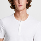 And Now This Men's Soft Knit Henley White Size XX-Large