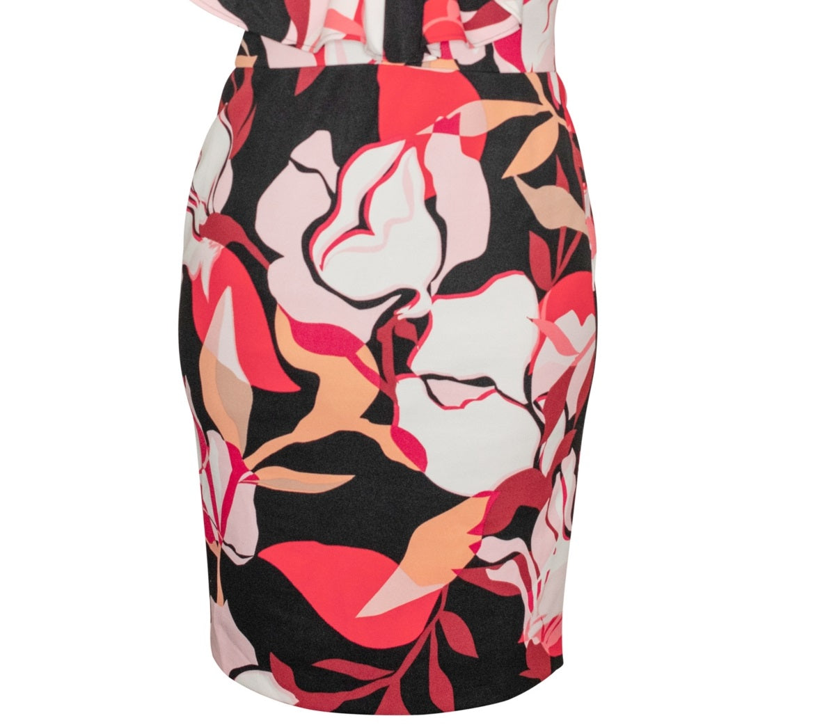 Rachel Roy Women's Marcella Ruffled Sheath Dress Red Size 22W
