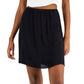 Love, Fire Junior's Picot Trim Skirt Black Size Small
