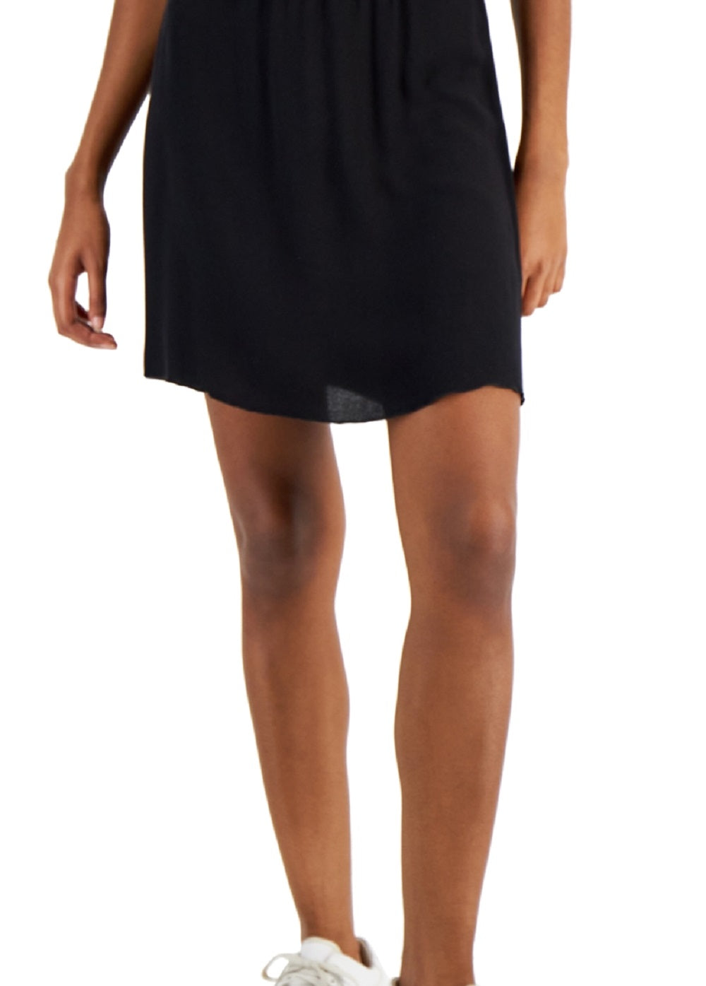 Love, Fire Junior's Picot Trim Skirt Black Size Small