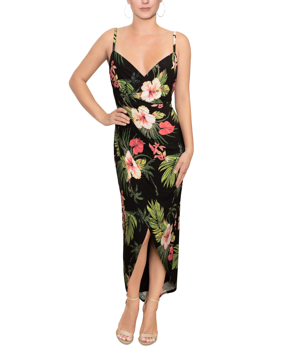 Rachel Roy Women's Bree Crossover Front Dress Black Size X-Small