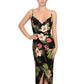 Rachel Roy Women's Bree Crossover Front Dress Black Size Large