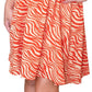 Rachel Roy Women's Nova Side Cutout Dress Orange Size X-Small
