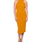 Rachel Roy Women's Halter Sheath Dress Yellow Size Large