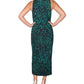 RACHEL Rachel Roy Women's Little Twist Neck Sheath Dress Green Size Large