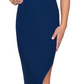 RACHEL Rachel Roy Women's Lenora Mock Neck Sweater Dress Blue Size XX-Large