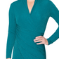 RACHEL Rachel Roy Women's Faux Wrap Midi Cocktail and Party Dress Green Size Medium