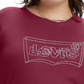 Levi's Women's Batwing Perfect Graphic Logo T-Shirt Red Size 4X