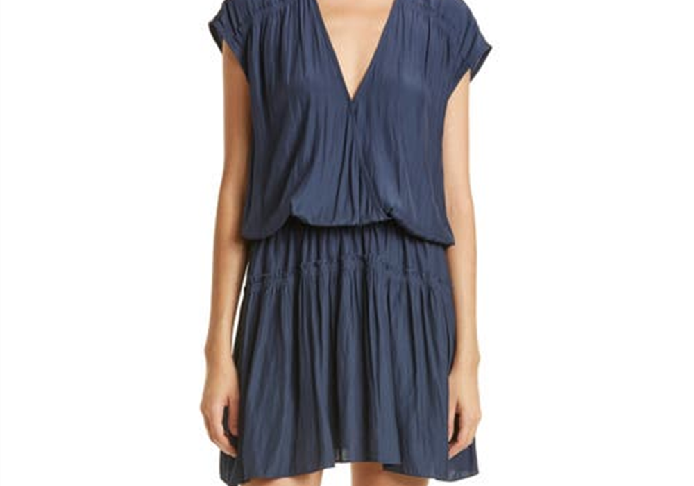 Ramy Brook Judy Minidress In Navy Size Small