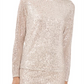 Halogen(r) Sequin Scoop Back Top in Ivory/Silver Size M