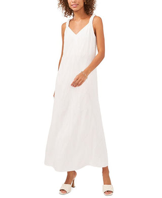 Vince Camuto Women's Jacquard Maxi Dress White Size Small
