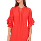 Vince Camuto Women's Flutter Sleeve Dress Red