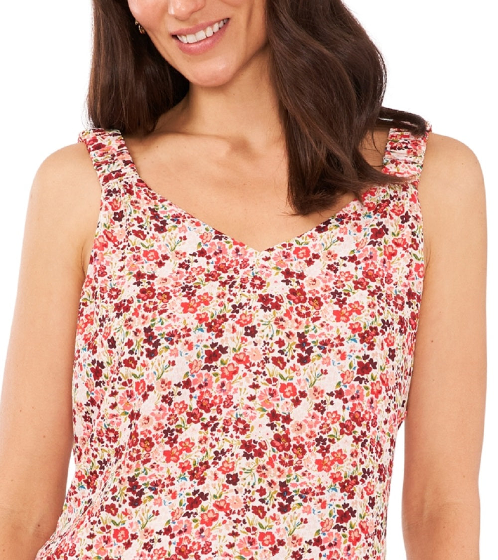 Vince Camuto Women's Sunset Ditsy Tank Brown