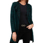 Vince Camuto Women's Combed Cotton Jacket Green Size X-Large