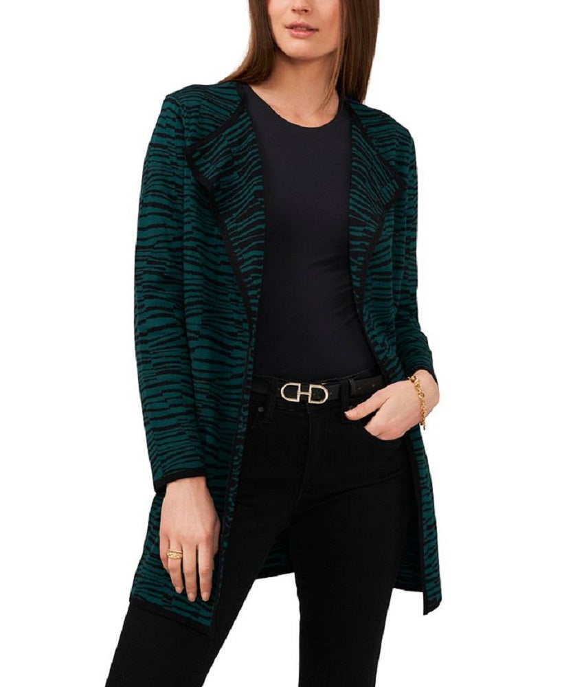 Vince Camuto Women's Combed Cotton Jacket Green Size X-Large