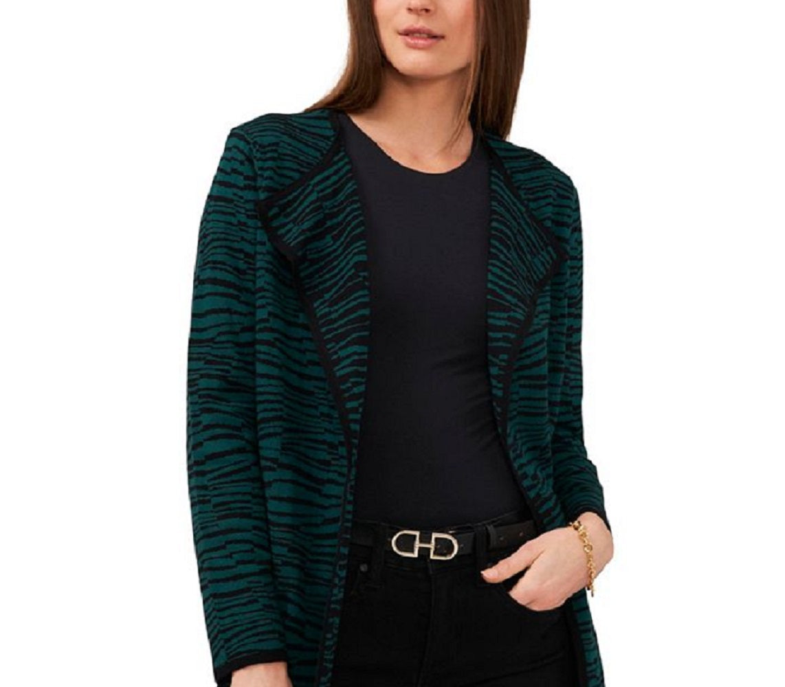 Vince Camuto Women's Combed Cotton Jacket Green Size X-Large