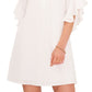 Vince Camuto Women's Flutter Sleeve Dress White Size Large