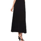 Vince Camuto Women's Ruffle Strap V Neck Maxi Dress Black