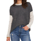 Vince Camuto Women's Colorblock Sweater Gray Size Small
