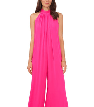 Vince Camuto Women's Halter Wide Leg Jumpsuit Pink Size XX-Small