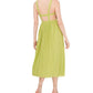 1.STATE Women's Sleeveless Cut Out Midi Dress Green Size XX-Small