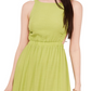 1.STATE Women's Sleeveless Cut Out Midi Dress Green Size XX-Small