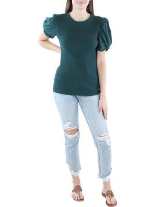 1.STATE Women's Ponderosa Pine Puff Sleeve T-Shirt Size Medium