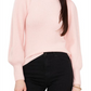 1.State Balloon Sleeve Sweater In Pink Lotus Size Large