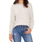 1.STATE Women's Crossback Sweater Gray Size Medium