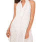 1.STATE Women's Sleeveless Eyelet Cover Up Dress Swimsuit White Size Large