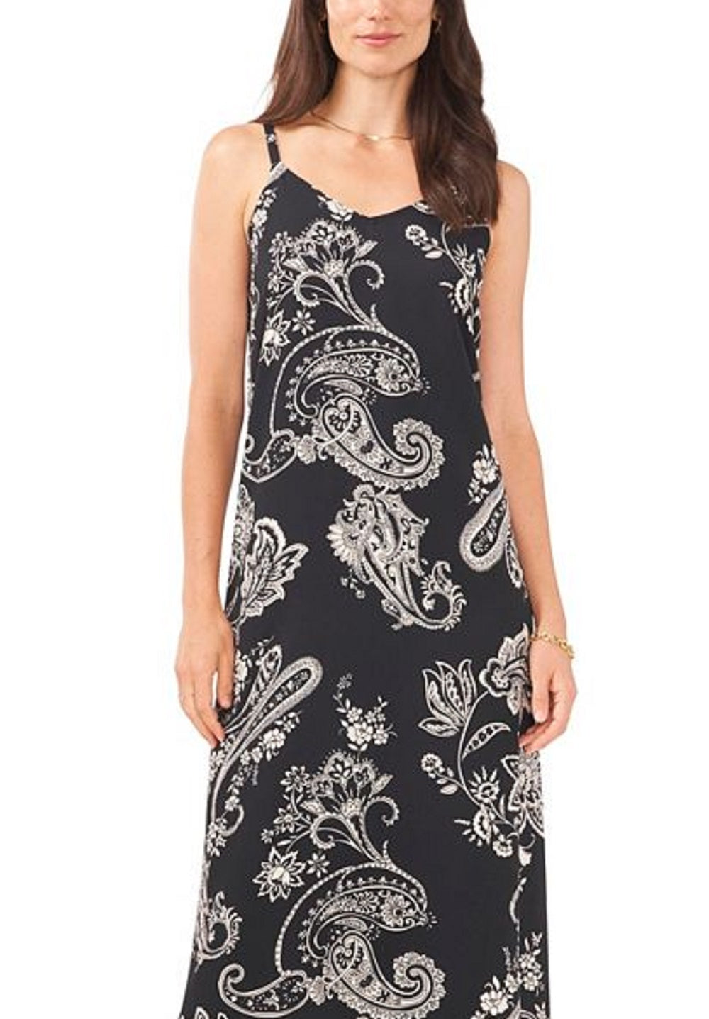 Vince Camuto Women's Full Length Dress Gray Size X-Large