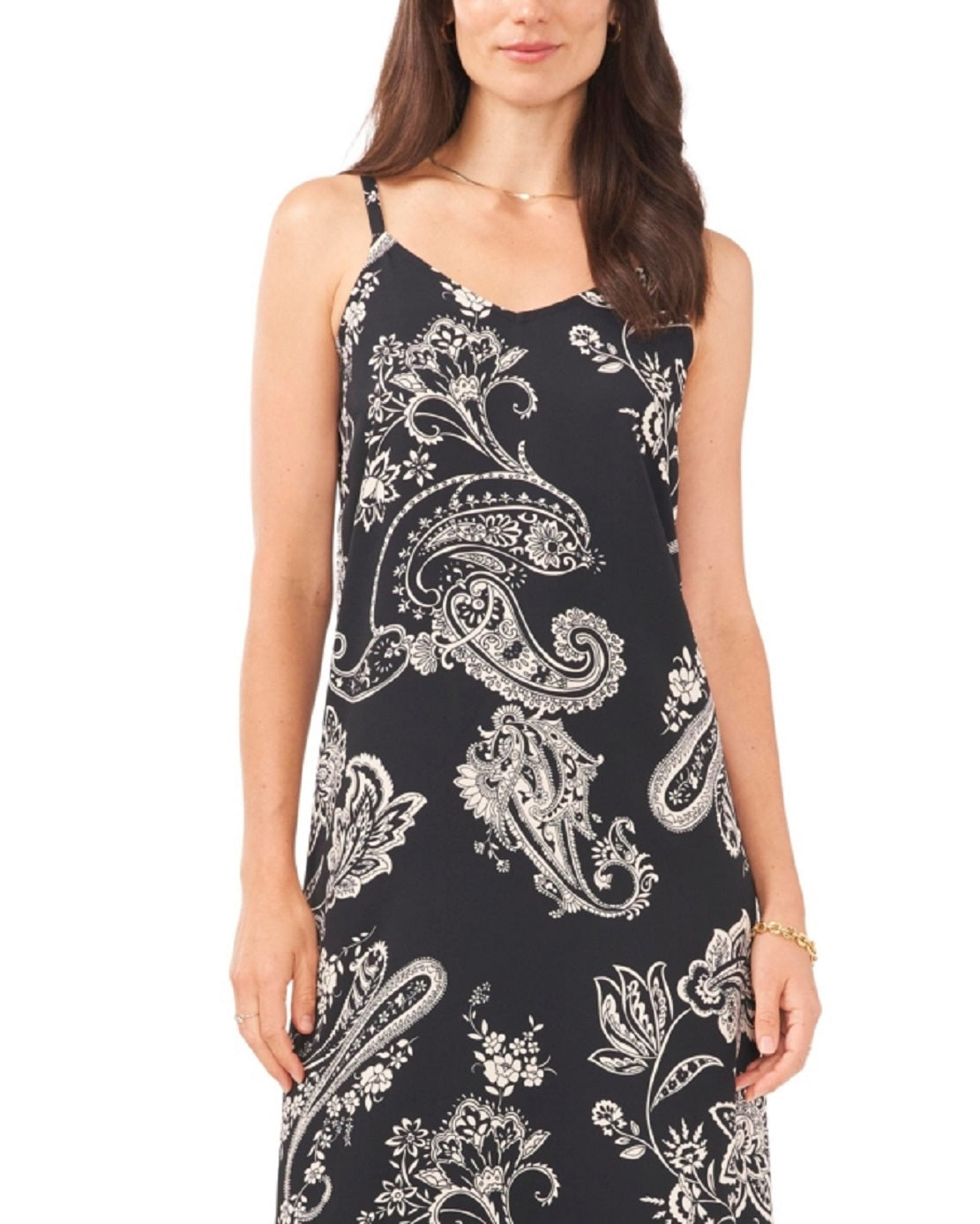 Vince Camuto Women's Full Length Dress Black Size X-Small