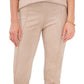 Vince Camuto Women's Pintuck Faux Suede Leggings Brown Size X-Small