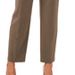 Vince Camuto Women's Pleated Straight Leg Trousers Green Size 12