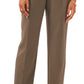 Vince Camuto Women's Pleated Straight Leg Trousers Green Size 8