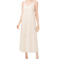 Vince Camuto Women's Metallic Stripe Sleeveless Maxi Dress White Size Small