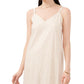 Vince Camuto Women's Metallic Stripe Sleeveless Maxi Dress White Size Small