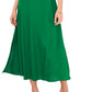 Vince Camuto Women's V Neck Challis Sleeveless Midi Dress Green Size Small