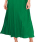 Vince Camuto Women's V Neck Challis Sleeveless Midi Dress Green Size X-Large