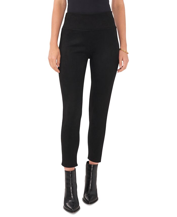 Vince Camuto Women's Wide Waistband Leggings Black Size Small
