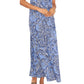 Vince Camuto Women's Paisley Print Maxi Slipdress Blue Size Large